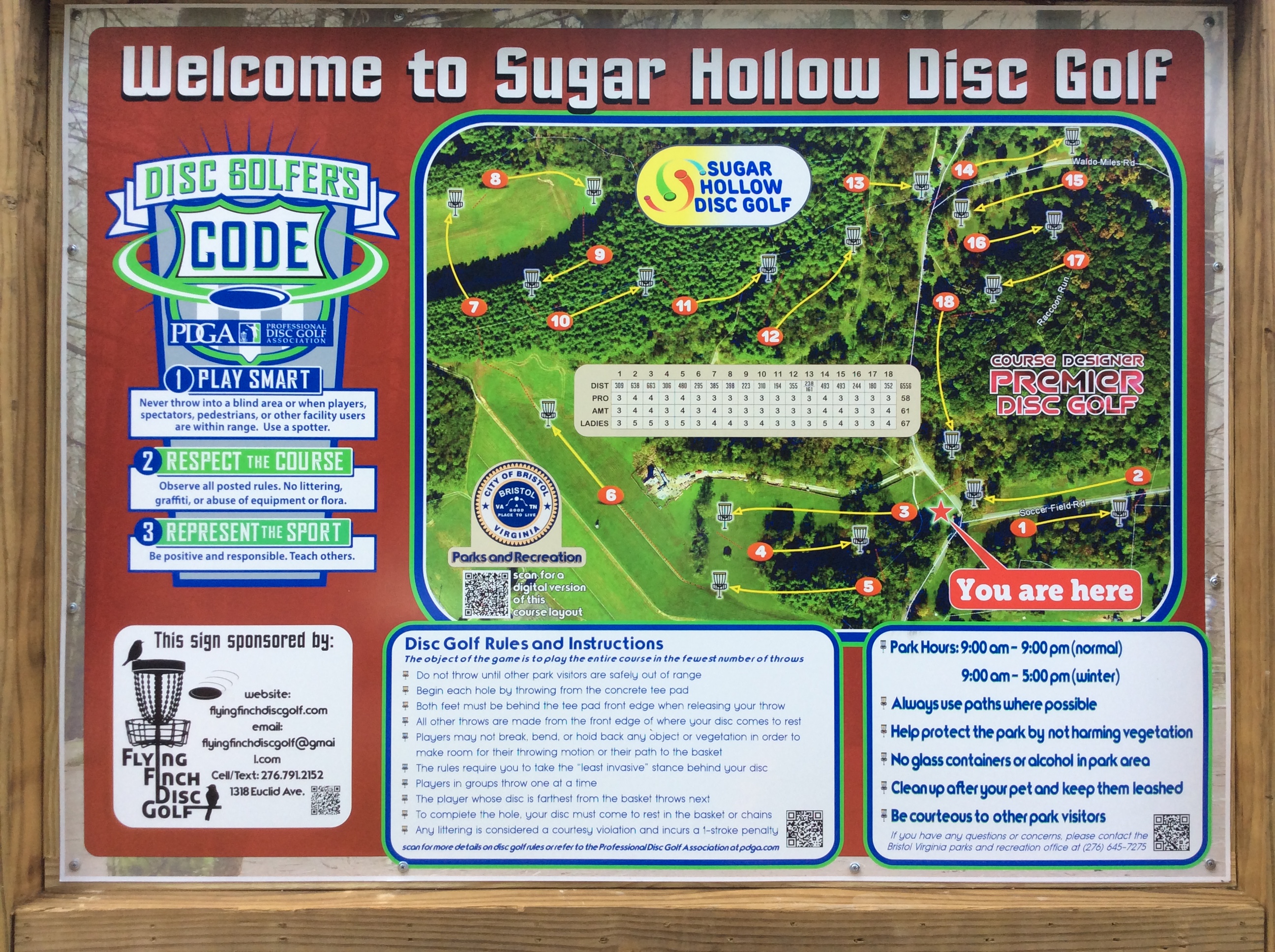 Picture of Sugar Hollow Disc Golf Course