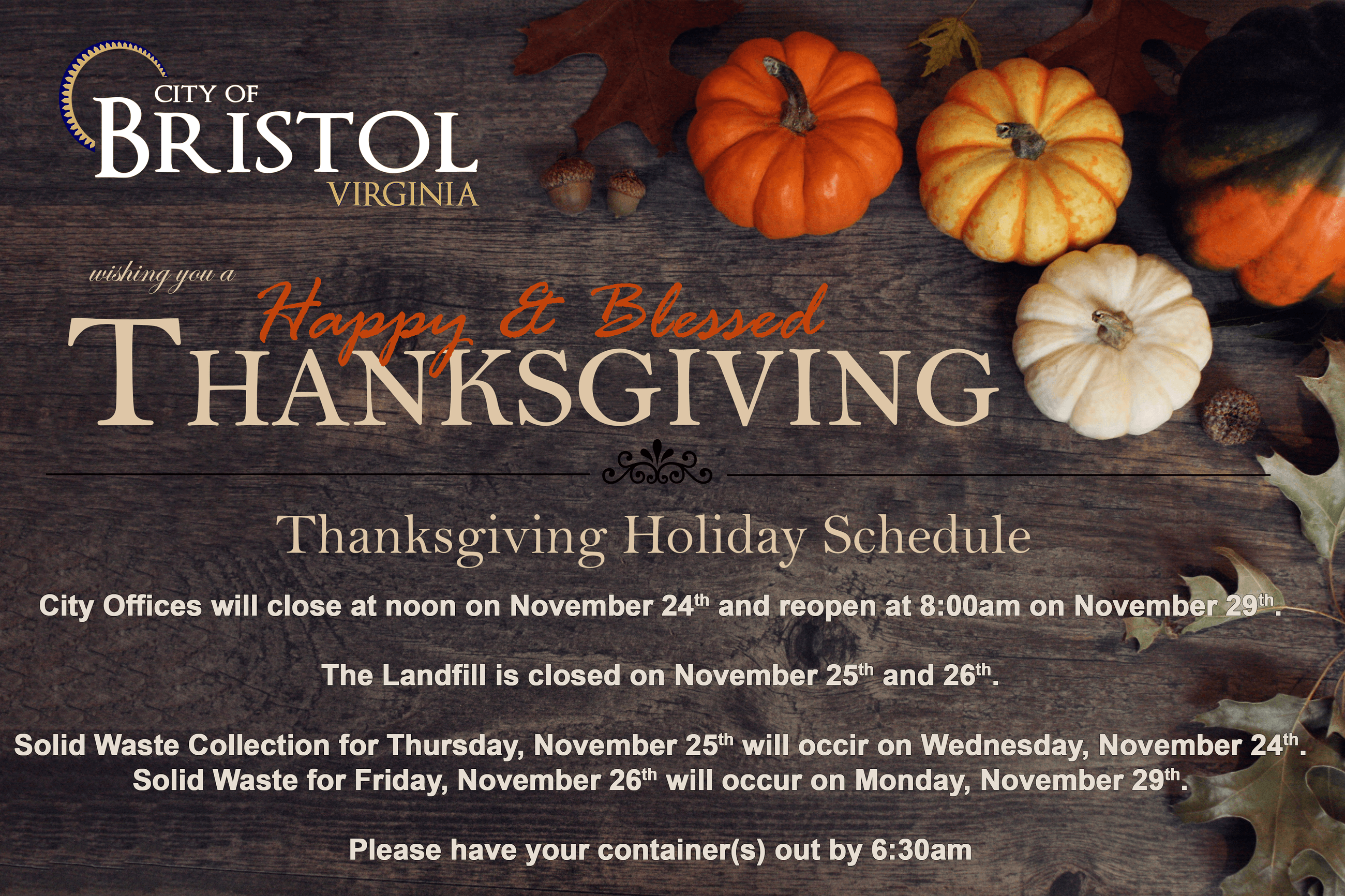 Thanksgiving message copy