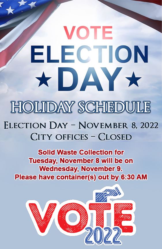 Election Day offices closed